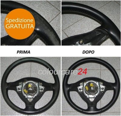 Retuschierset Farbe Lederlenkrad Mercedes Benz Lack SCHWARZ Retusche Innenraum Van