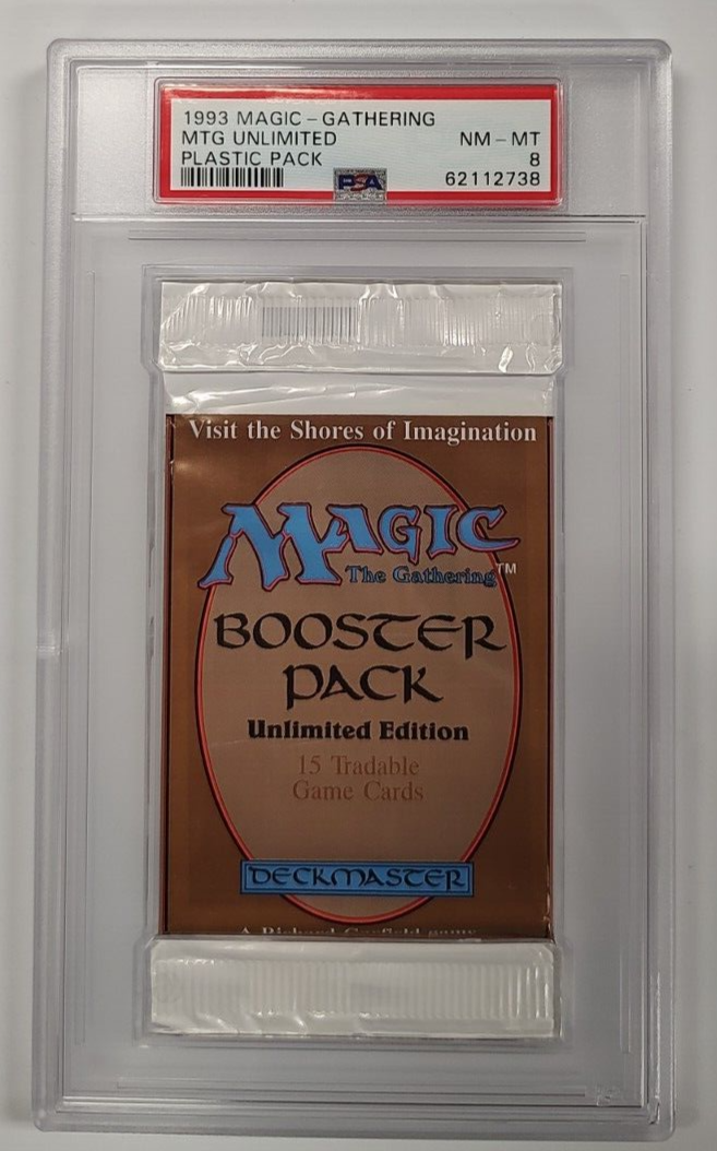 MTG MAGIC THE GATHERING ENGLISH UNLIMITED BOOSTER PACK WOC6500 PSA