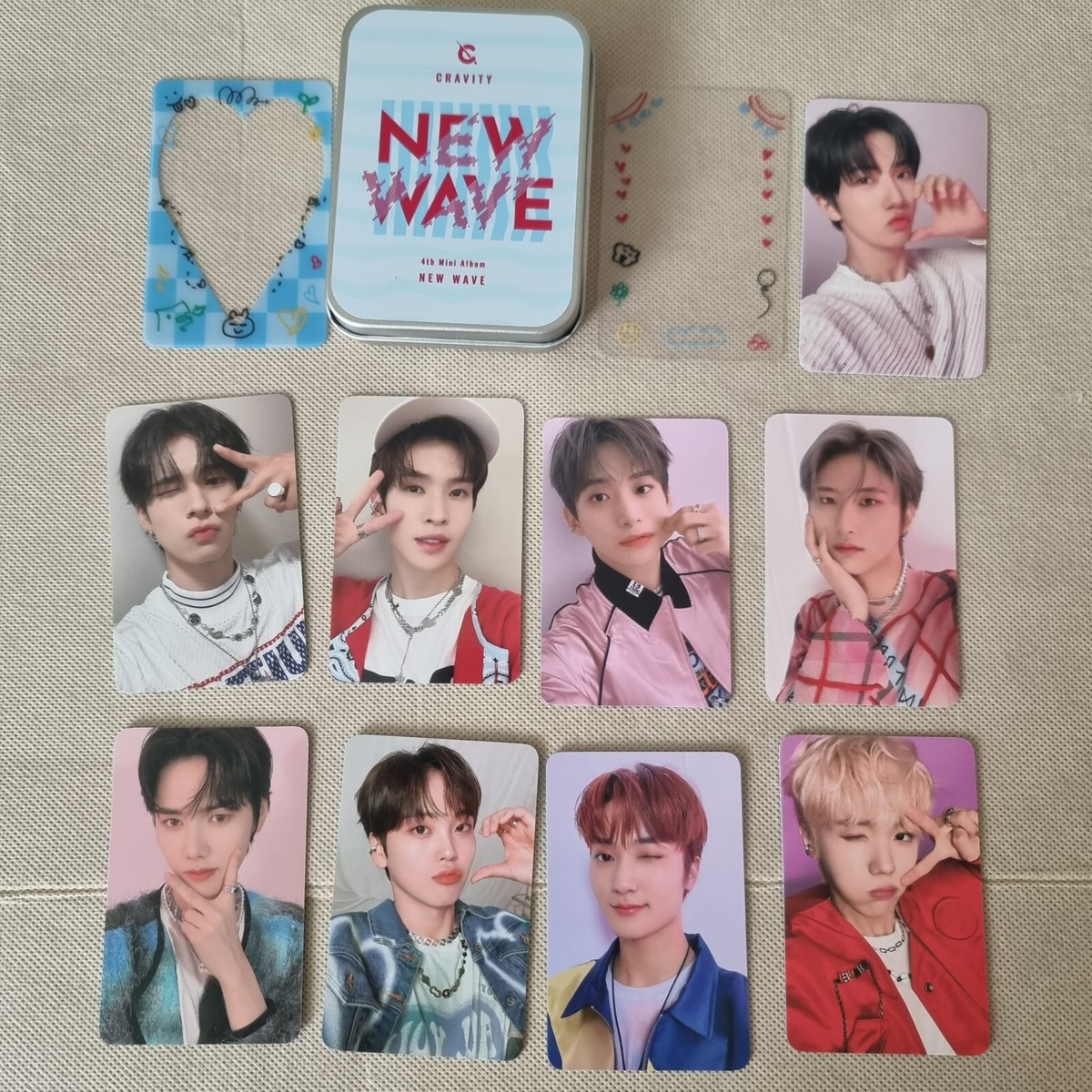 CRAVITY OFFICIAL 4th Mini Album NEW WAVE POP-UP STORE TIN CASE