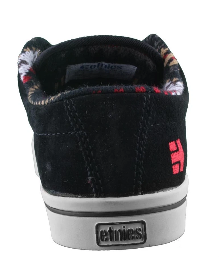Etnies Mens Black/Tan/Red Suede Leather Jameson 2 Low Top Skateboarding Shoes NW - Image 3 of 4