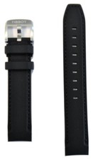Original Tissot Quickster T095410A / T095417A Black Rubber 19mm Watch Band Strap