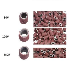 US 100 Pcs Nail Sanding Ring Grinding Head polisher Supplies Manicure tool