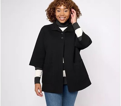 Studio Park x Leah Williams High Neck Sweater Topper Black Size Large