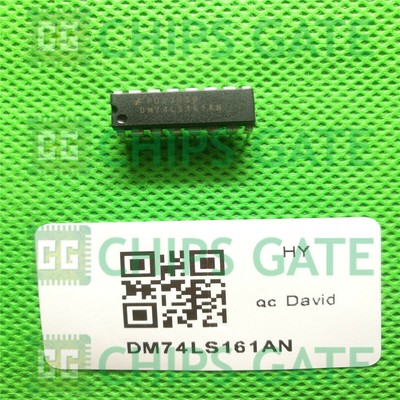 9PCS DM74LS161AN Encapsulation:DIP-16,Synchronous 4-Bit Binary Counters #T9*