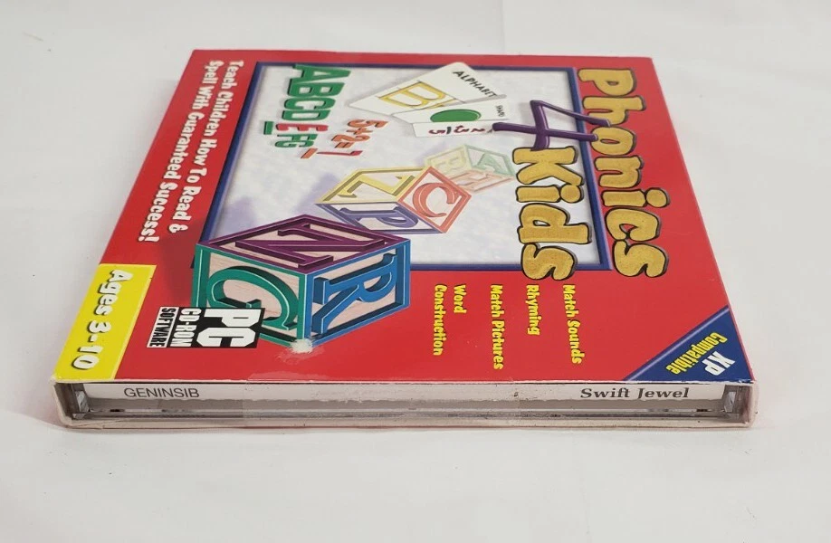 Phonics 4 For Kids Children Cosmic PC Software Windows 98/2000/XP CD-ROM - Image 2 of 3