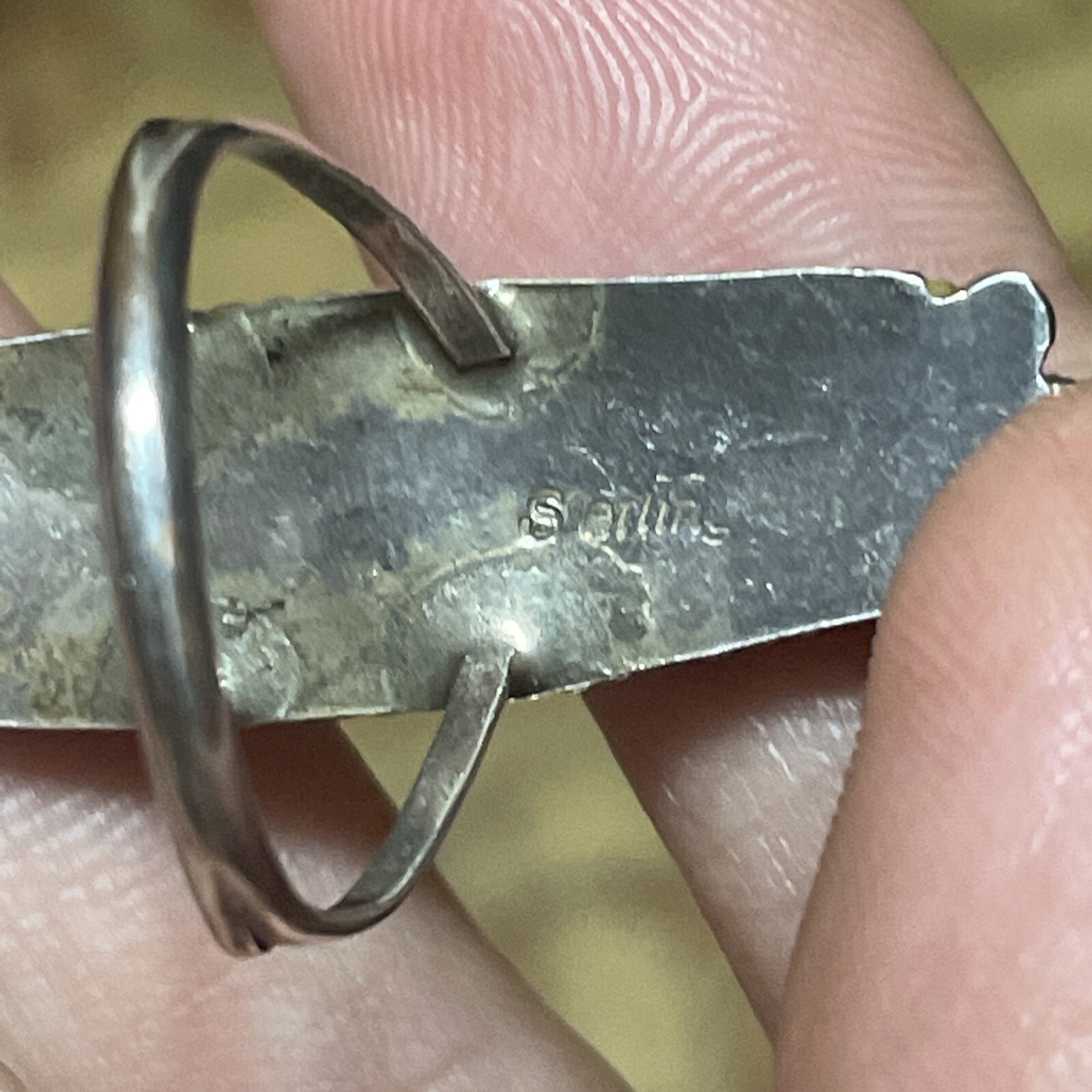 Sterling Silver Ring With Abalone Shell - image 7