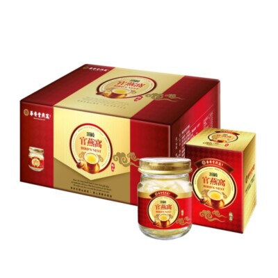 HUA CHI TANG  Superior  Bird's Nest with Crystal Sugar 75ml x 6 / Pack 華齊堂 頂級燕窩