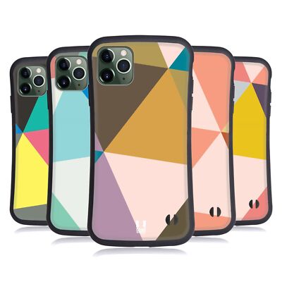 HEAD CASE DESIGNS PRISMATIC TRIANGLES HYBRID CASE FOR APPLE iPHONES PHONES