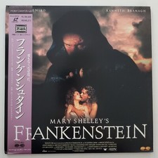Mary Shelley's Frankenstein Japanese Imported Laserdisc w/OBI Tom Hulce Japan