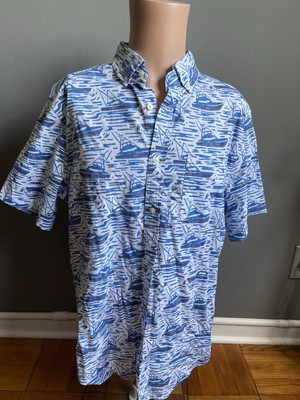 NEW Vineyard Vines Mens Short Sleeve MURRAY Shirt   Nautical  Size M Medium NWT