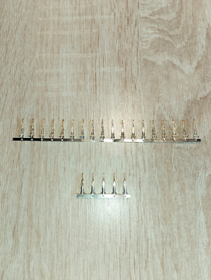 15-X Molex Mini-Fit Stecker Crimpkontakte, hohe Version Male 4,2mm Halbgold