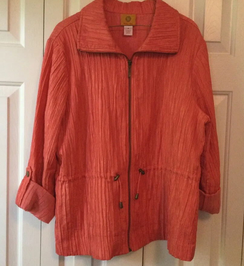 Ruby Red Women’s Jacket Toggle Waist Drawstring C… - image 2