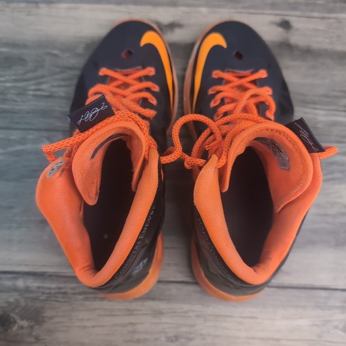 Nike ID LeBron James 10 Buffalo Braves Size 8.5 578347-994 Black Orange Diamond - Picture 13 of 23