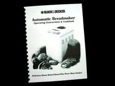 Black & Decker Bread Maker Machine Directions...
