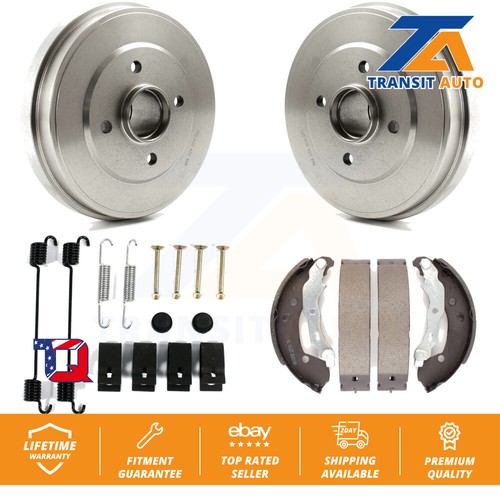 Rear Brake Drum Shoes And Spring Kit For Nissan Versa Note Micra