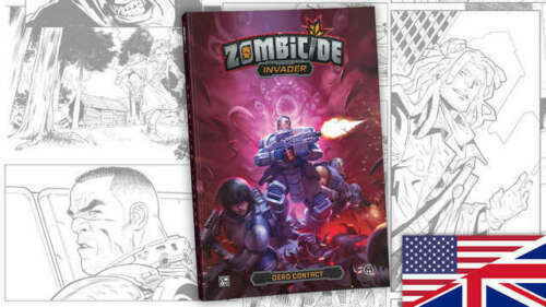 Zombicide Invader Comic Book Plus Promos Kickstarter Board Game