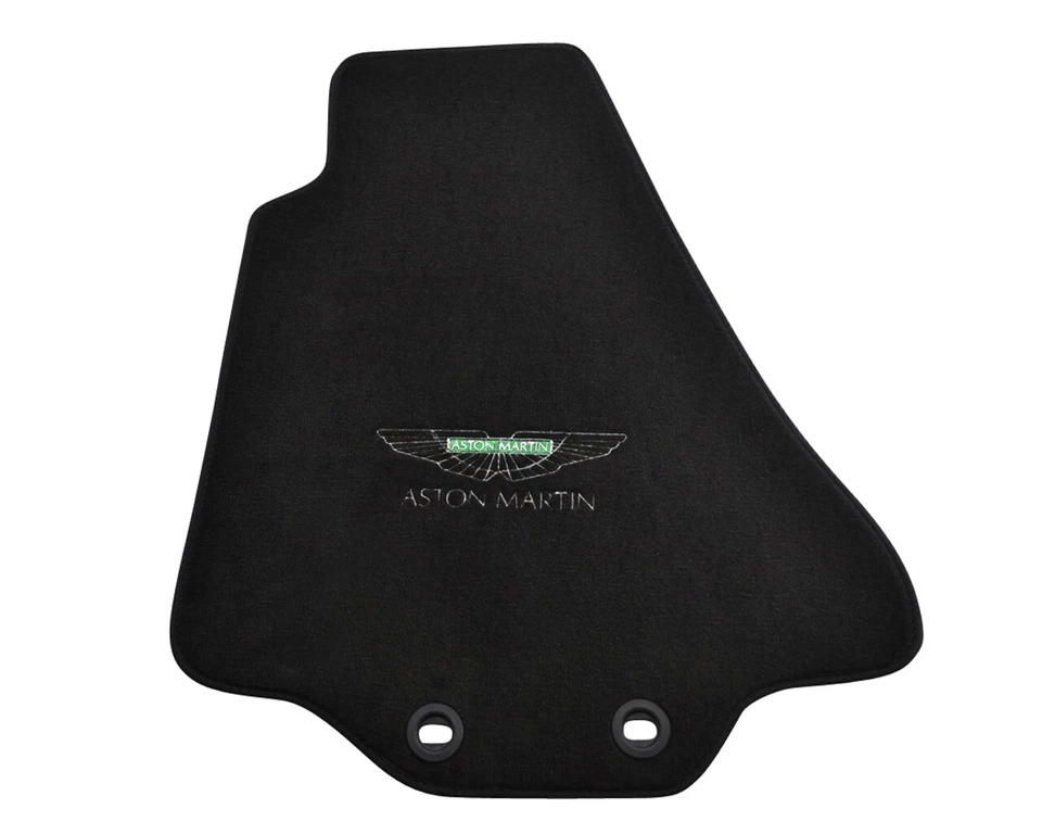 Floor Mats For Aston Martin DB9 Black Carpets With Aston Martin Emblem NEW  - Image 4 of 4