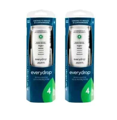 ΕVЕRYDRОP NEW Every D²rop by 2 Pack Ice and Water Refrigerator Filter 4 ED²R4RX²D1 Sealed