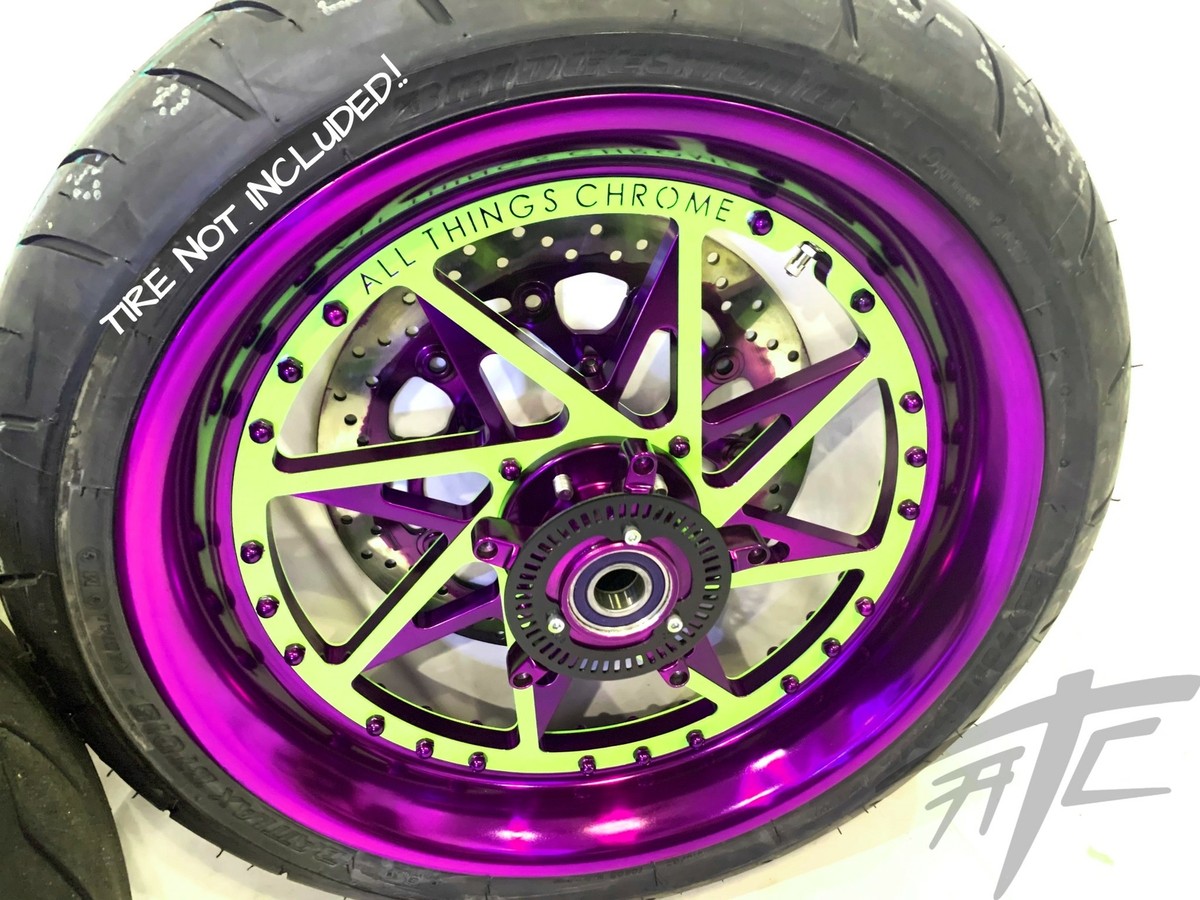 ぴページ NINJA STOCK SIZE PURPLE & NEON GREEN SWITCHBACK WHEELS 12-20