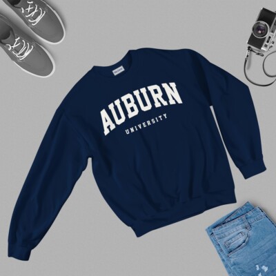 Auburn University Sweatshirt | Auburn University Crewneck Sweatshirt Size S-XL