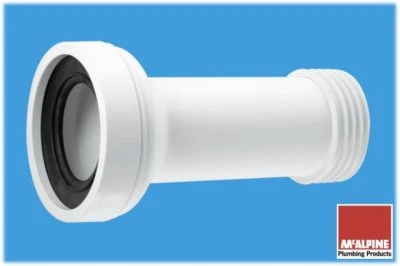 MCALPINE Cast Iron Pan Connector WC Connector for Cast Inside Diameter approx 90mm 85mm