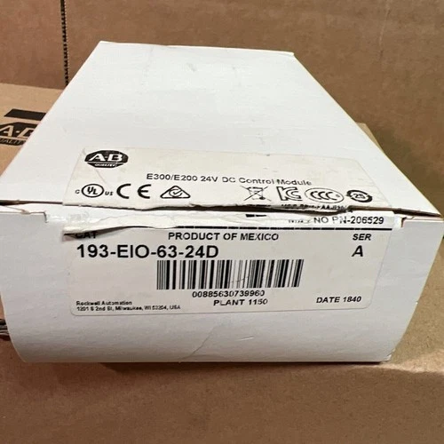 AB 193-EIO-63-24D Series A E300 Control Module