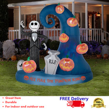 8.5' Pre-Lit Nightmare Before Christmas Inflatable Jack Skellington Yard Decor