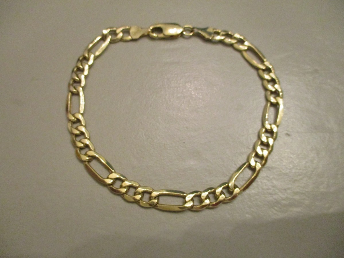 ESTATE 10K YELLOW GOLD FIGARO 8.25