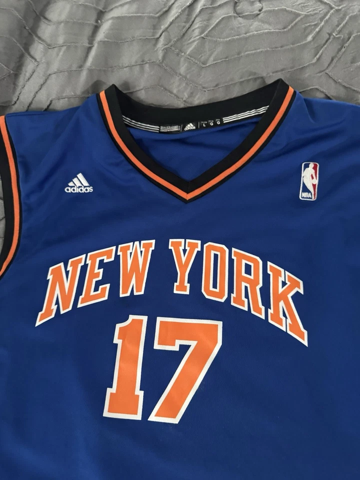 2011 2012 Jeremy Lin Auténtico Adidas New York Knicks NBA Camiseta Corte Nueva Foto 4 de 4