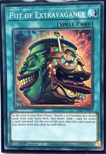 Yu-Gi-Oh! TCG Pot of Extravagance RA01-EN059 Super Rare 1st Edition Near Mint