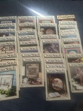 VTG Lot Of 33 Cross Stitch Crafts Magazines 1988-1991 Lot Of Crafts/Patterns