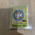 Panini Europa 80 East Germany badge number 194 recovered from album new backing