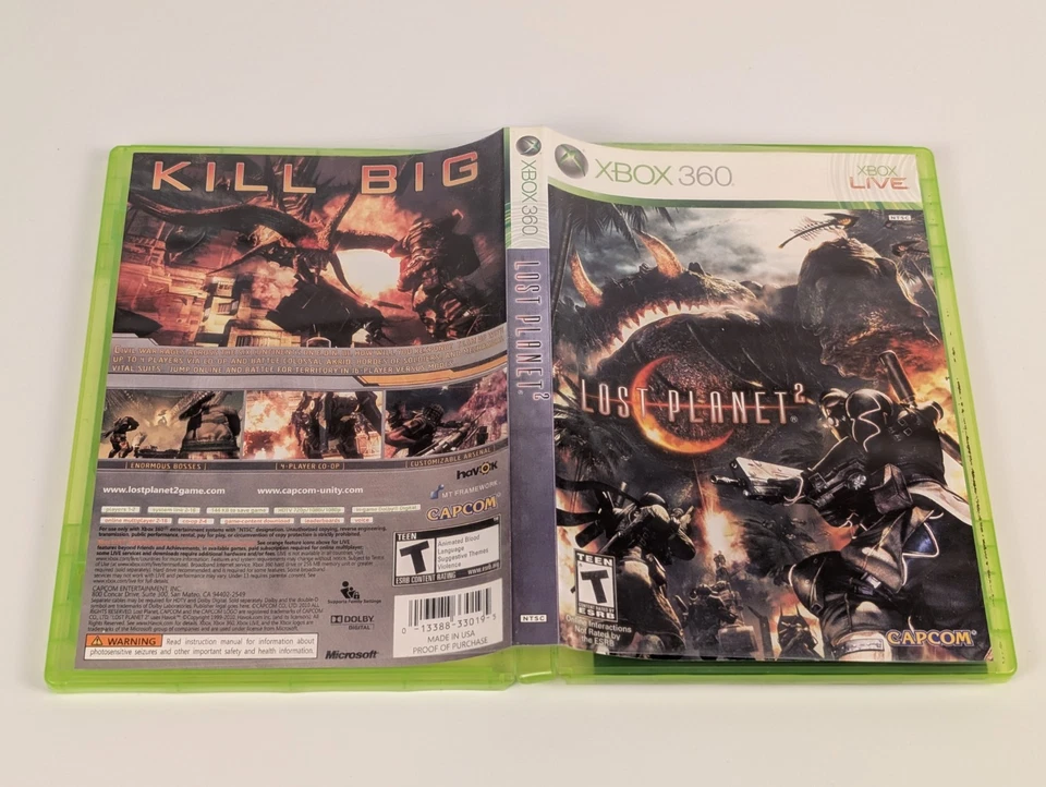 Lost Planet 2 (Microsoft Xbox 360, 2010) ➡️CIB Complete -Tested - Excellent 📀! - Image 4 of 4