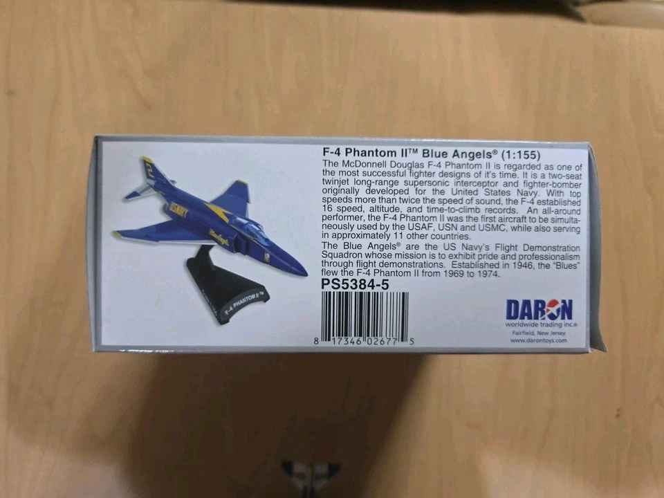 Почтовая марка Daron PS5384-5 1/155 F4 Phantom II Blue Angels - Изображение 4 из 4