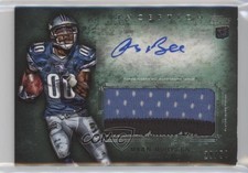 2012 Topps Inception Rookie Green 29/50 Ryan Broyles Jumbo Patch Auto z5i