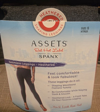 Assets Red Hot Label by SPANX Seamless Leggings Heathered Gray Size S