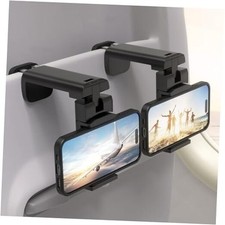 2 Pack Klearlook Universal Airplane Phone Holder - 360  Rotating 2-Black