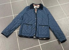 Topshop Quilted Jacket – Navy | UK 10