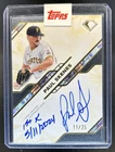 2025 Topps Diamond Icons Paul Skenes Iconic Firsts Inscription Auto #/25 Pirates