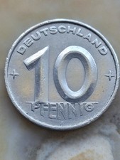 (1) 10-Pfennig-St&uuml;ck aus der fr&uuml;hen DDR 1953