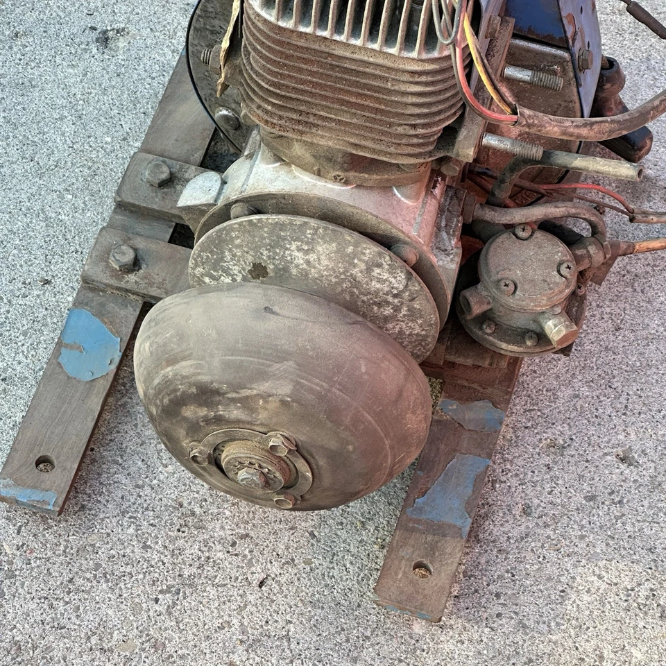 Motor de moto de nieve vintage 1969-70 Polaris Playmate Ec16P Fuji 164 cc Foto 4 de 4