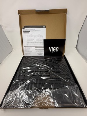 VIGO VGSG3018MB Matte Black Silicone Sink Bottom Grid 27x15 Kitchen Protector
