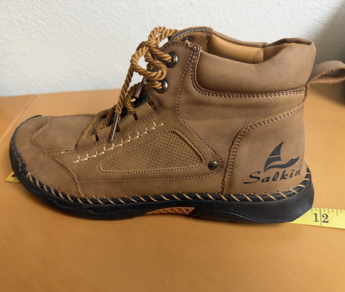 Salkin USA Boots 2317/42 Brown Lace Up “Barefoot” Boot 8.5sz 