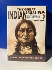 The Great Indian Wars 1540-1890 (DVD) 5-Part Documentary.….NEW & FACTORY SEALED!