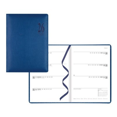 Letts of London  2026 Milano Weekly/Monthly Planner, 12 Months, January Blue