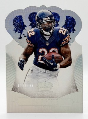 2013 Crown Royale Silver Holo Die-Cut Crown #64 Matt Forte 113/199 Chicago Bears