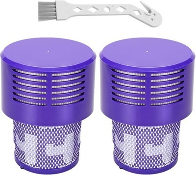 New! 2 Pk V10 Vacuum Filter Replacement For Dyson V10 Cyclone Animal 969082-01