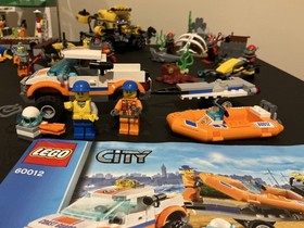 Lego Deep Sea City Coast Guard lot - 9 sets complete or near complete 4642 4644+