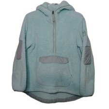 The North Face Jacket Campshire 1/4 Zip Pullover Sherpa Fleece Hoodie Girls XL