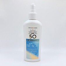 Bath  Body Works At the Beach Sunscreen Spray Lotion SPF 50 UVA/UVB 6 oz New